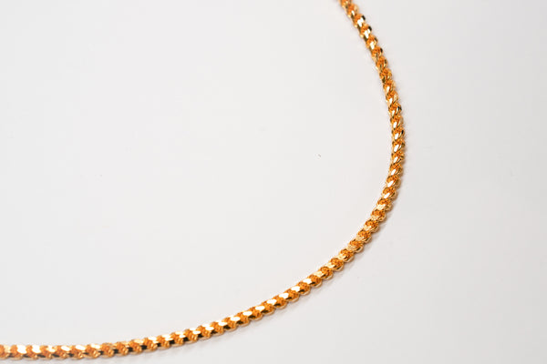 22K Gold Handmade Rope Chain