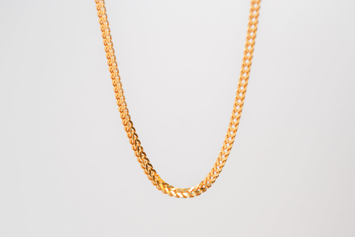 22K Gold Box Chain