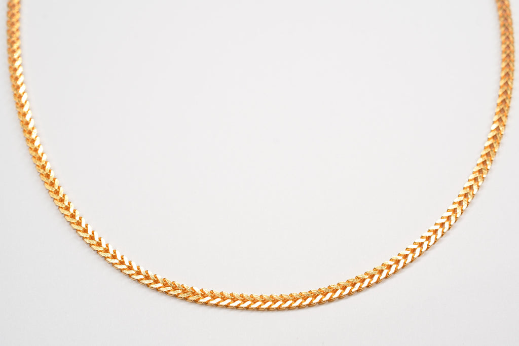 22K Gold Box Chain