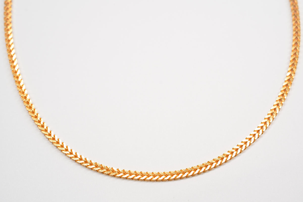 22K Gold Box Chain