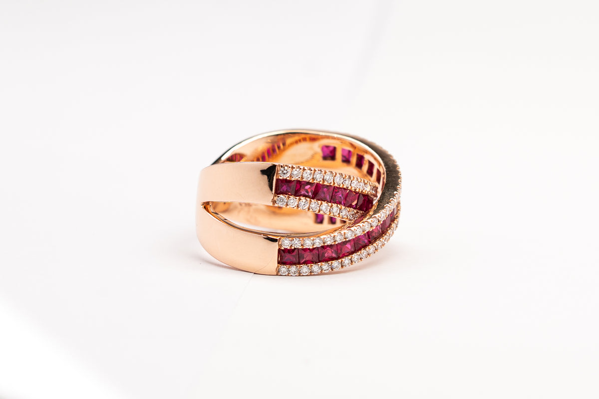 18K Rose Gold Ring