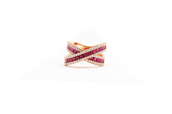 18K Rose Gold Ring