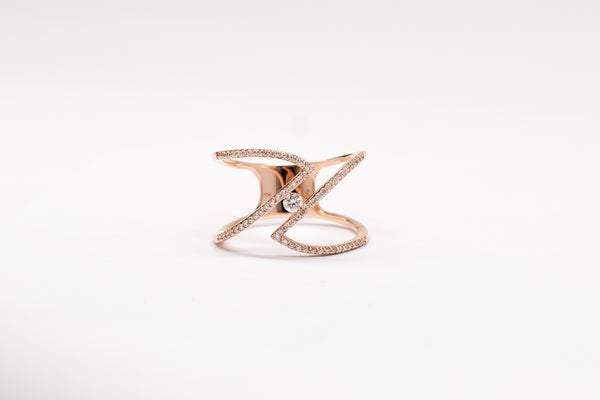 18K Rose Gold Ring