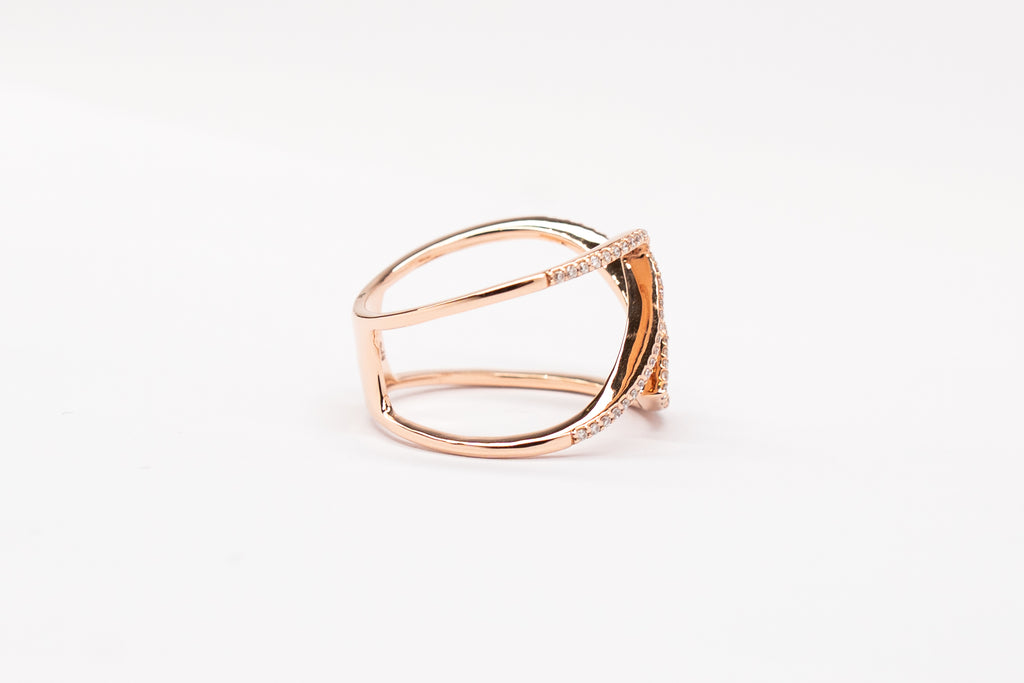 18K Rose Gold Ring
