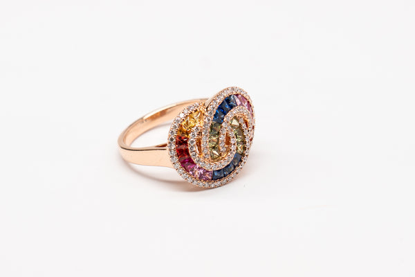 18K Rose Gold Ring
