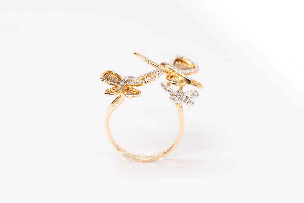 18K Yellow Gold Ring