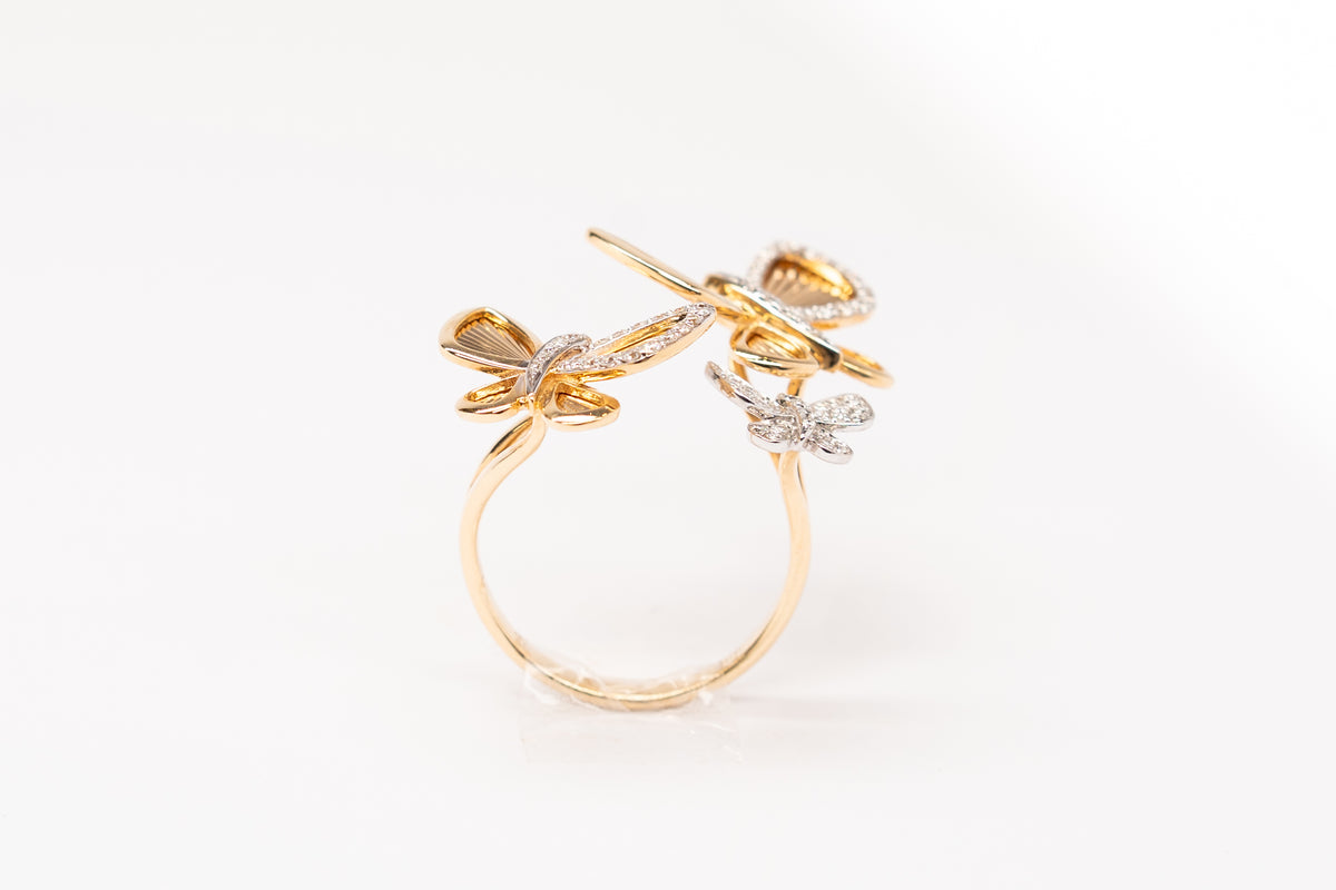 18K Yellow Gold Ring