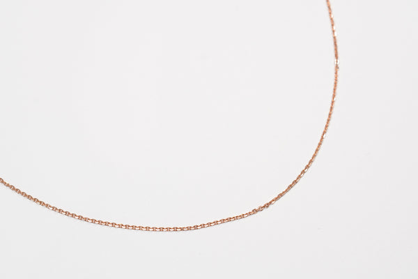 18K Rose Gold Chain
