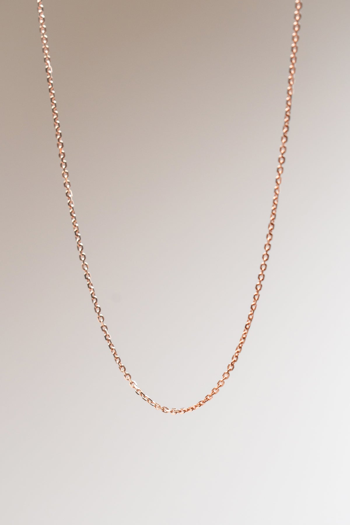 18K Rose Gold Chain