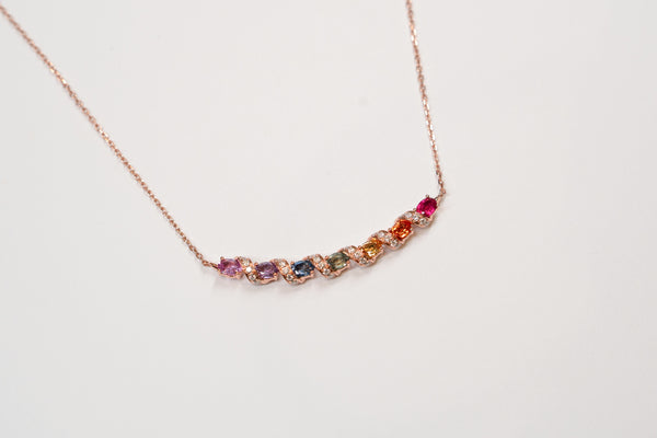 18K Rose Gold set Necklace