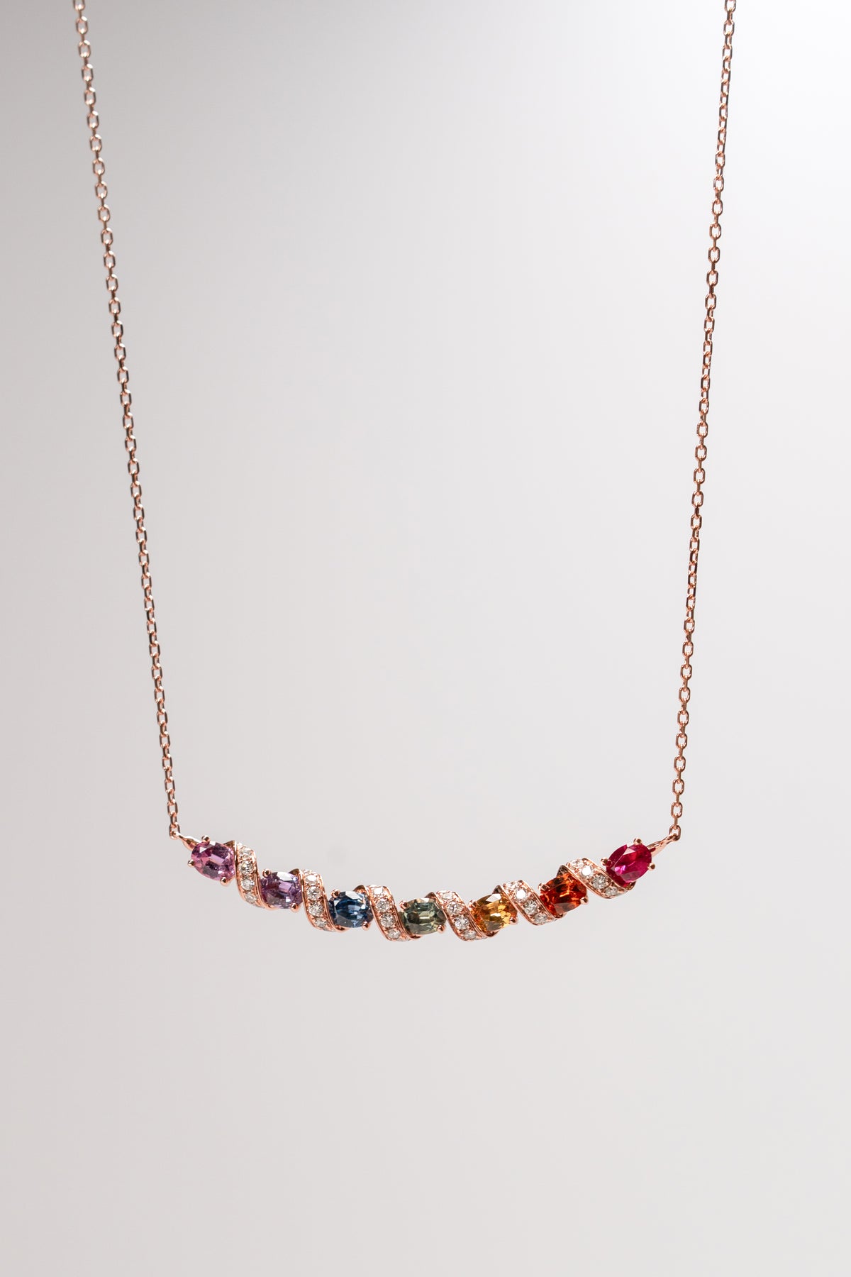 18K Rose Gold set Necklace