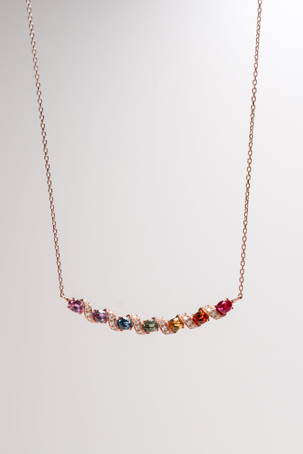 18K Rose Gold set Necklace