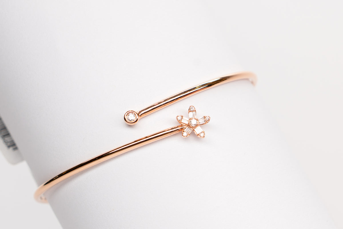 18K Rose Gold Bangle