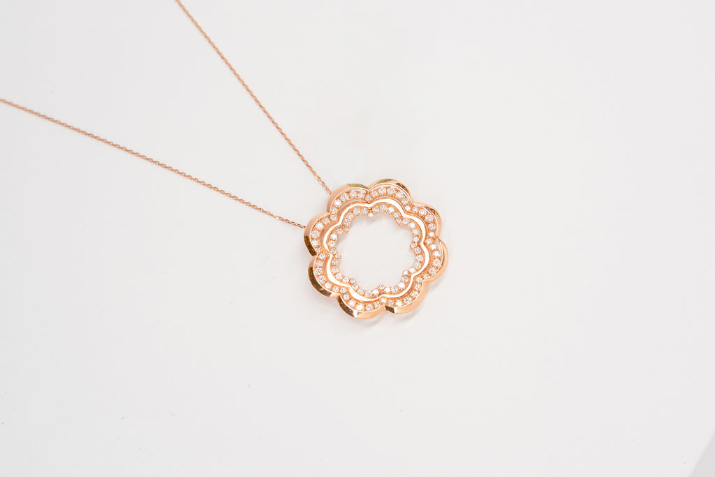 18K Rose Gold Pendant