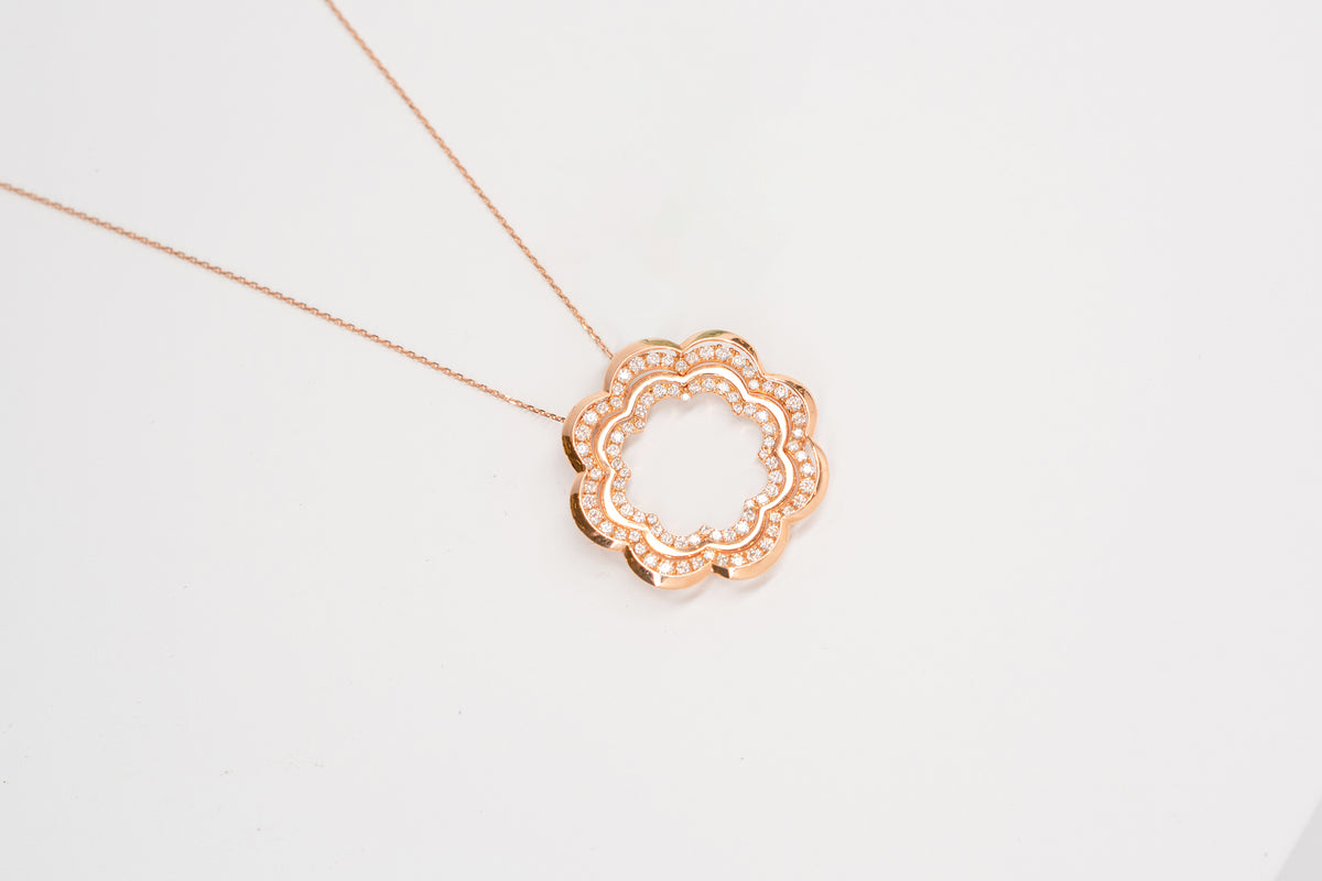 18K Rose Gold Pendant