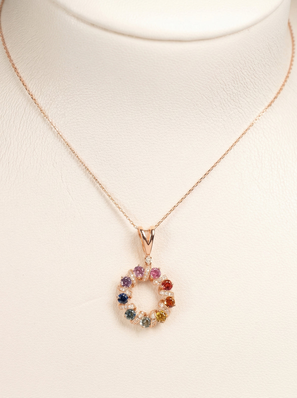 18K Rose Gold Pendant