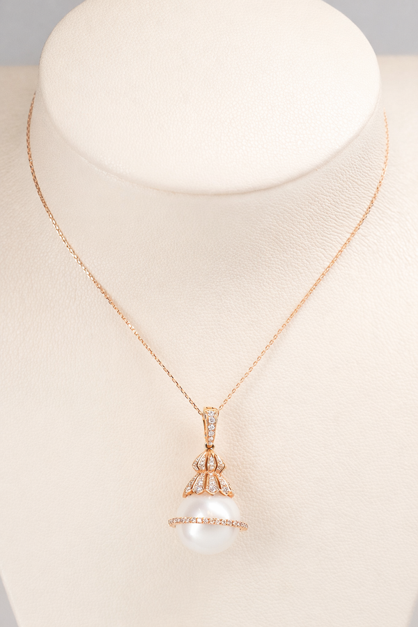 18K Rose Gold Pendant