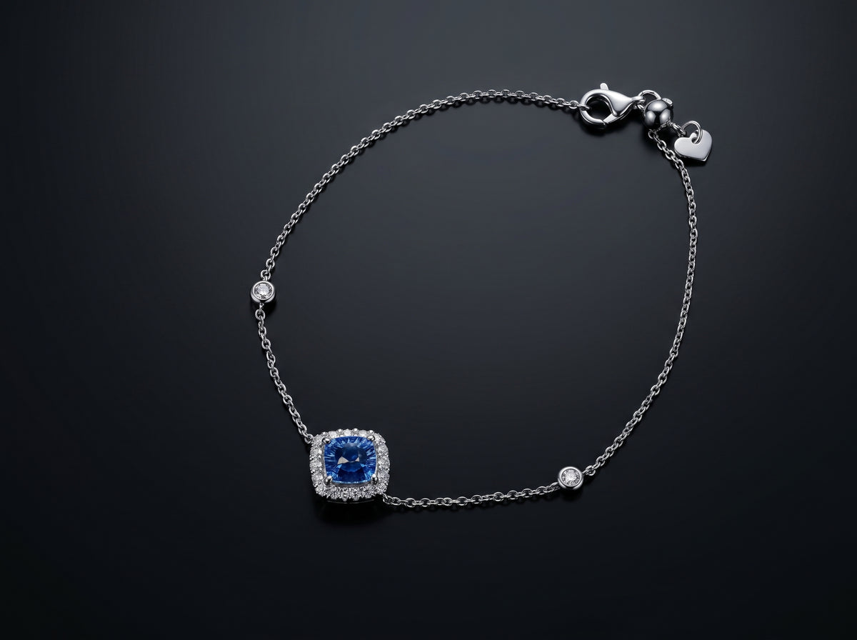 18K White Gold Bracelet