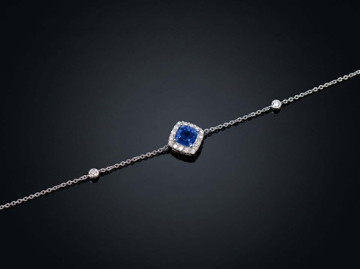 18K White Gold Bracelet