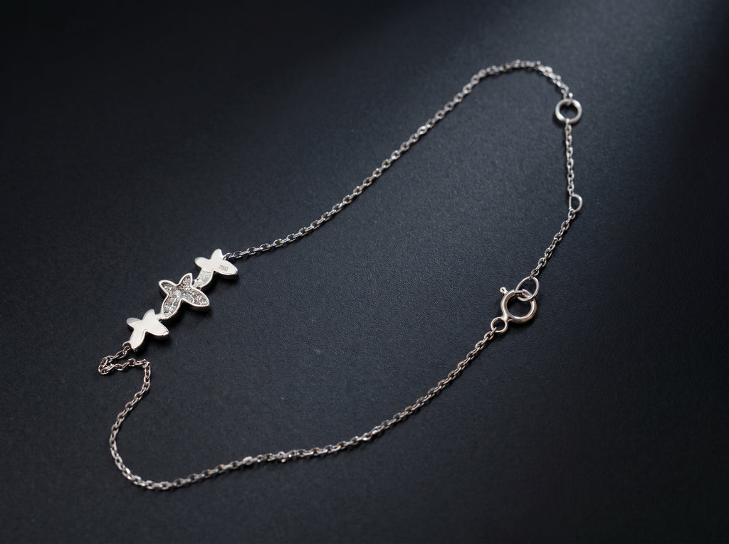 18K White Gold Bracelets