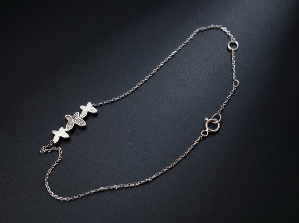 18K White Gold Bracelets