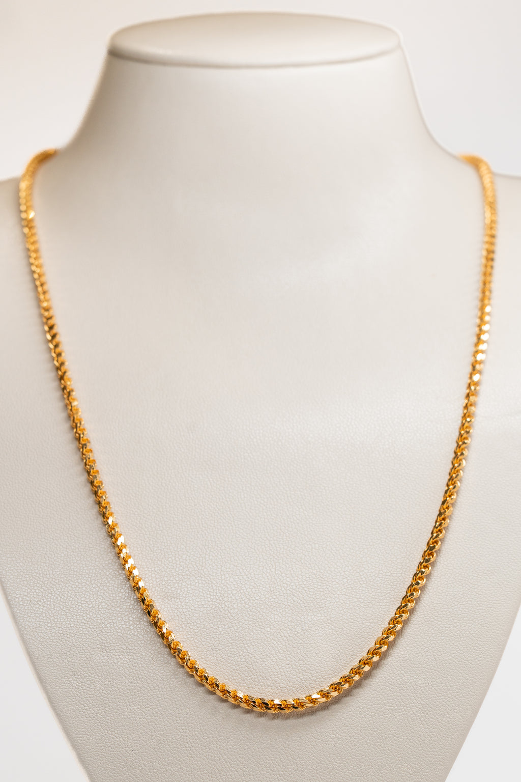 22K Gold Handmade Rope Chain