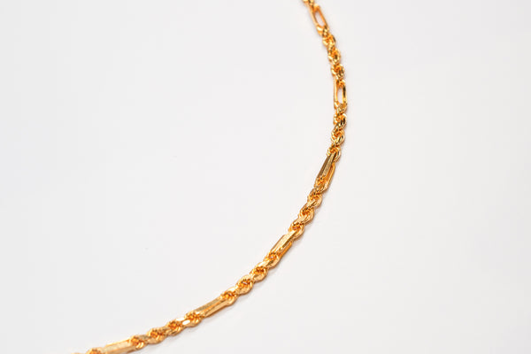 22K Gold Catier Rope Chain
