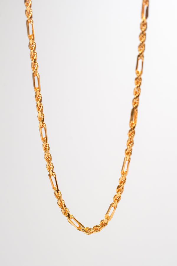 22K Gold Catier Rope Chain