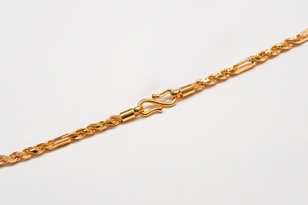 22K Gold Catier Rope Chain