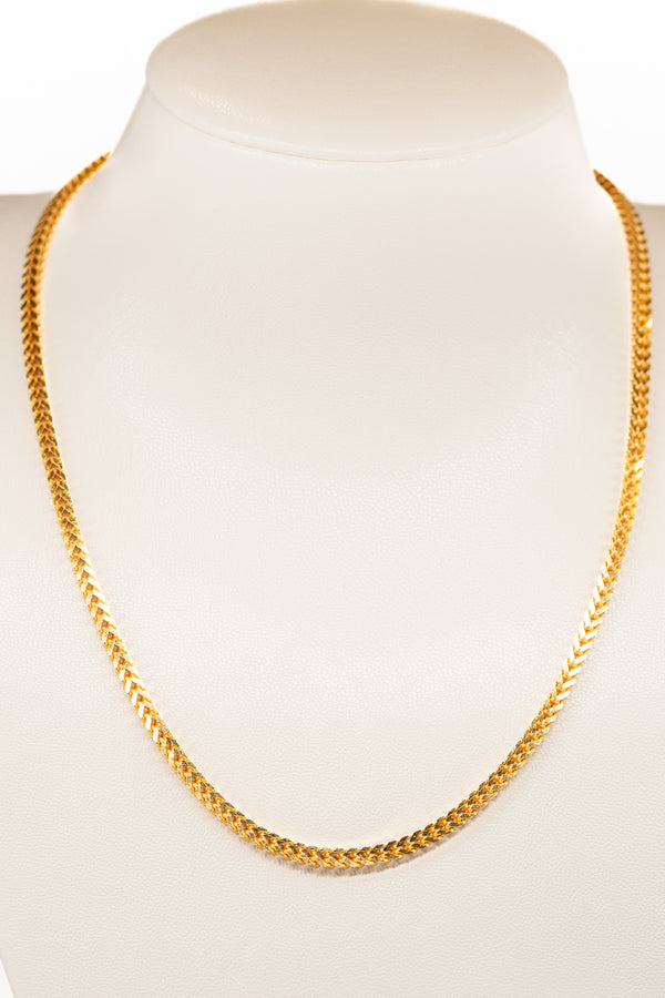 22K Gold Box Chain