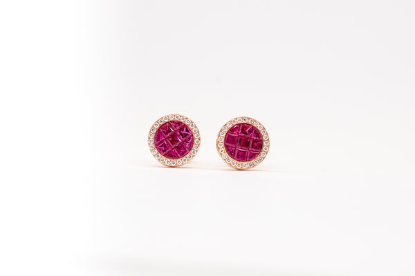 18K Rose Gold Earrings