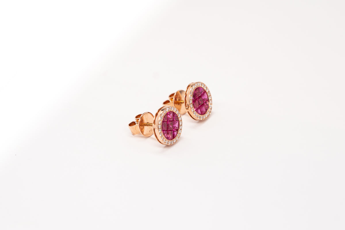 18K Rose Gold Earrings