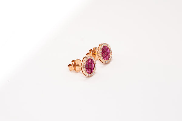 18K Rose Gold Earrings