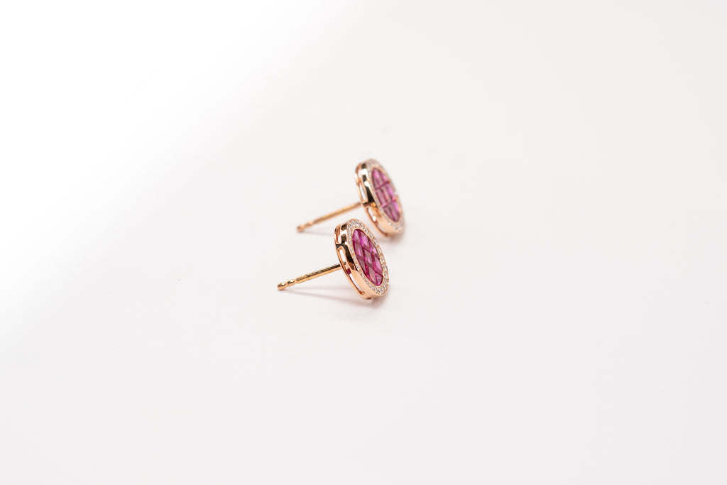18K Rose Gold Earrings