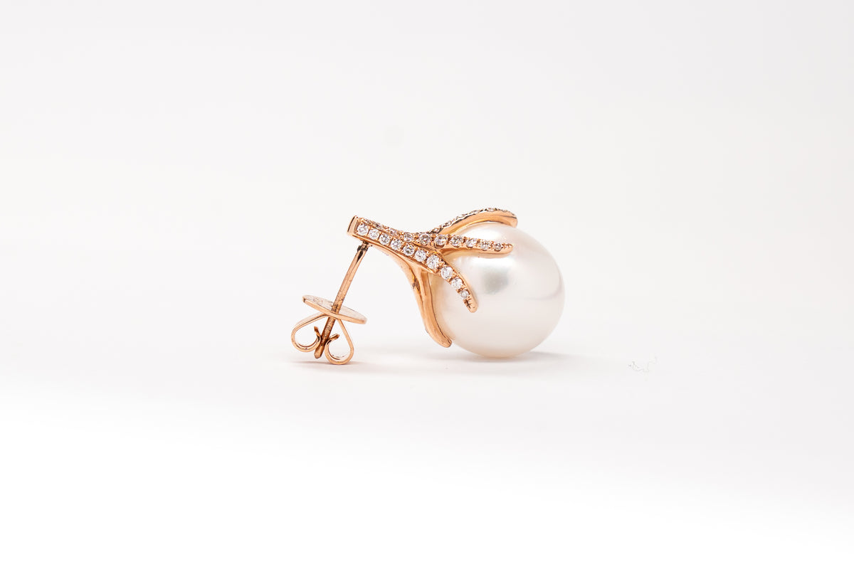 18K Rose Gold Earrings