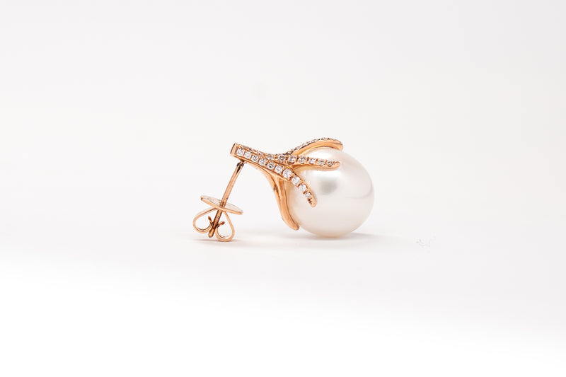 18K Rose Gold Earrings