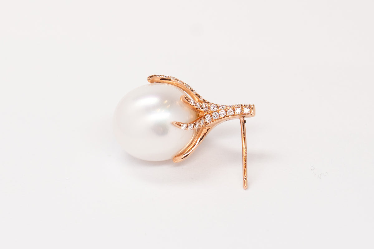 18K Rose Gold Earrings