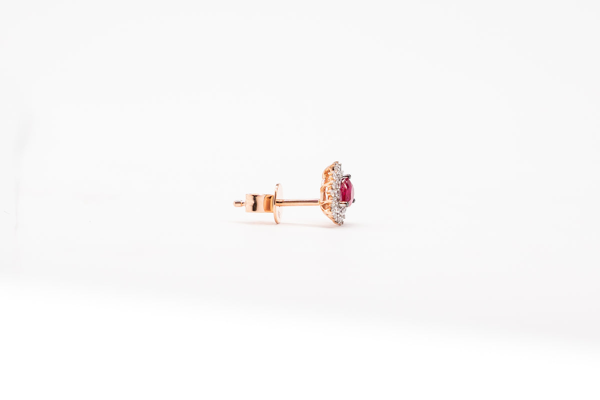 18K Rose Gold Earrings