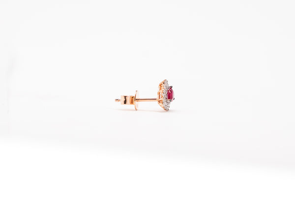 18K Rose Gold Earrings