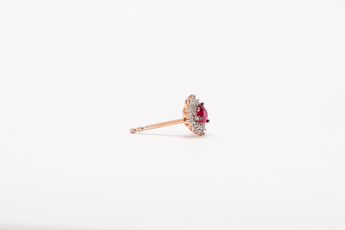 18K Rose Gold Earrings
