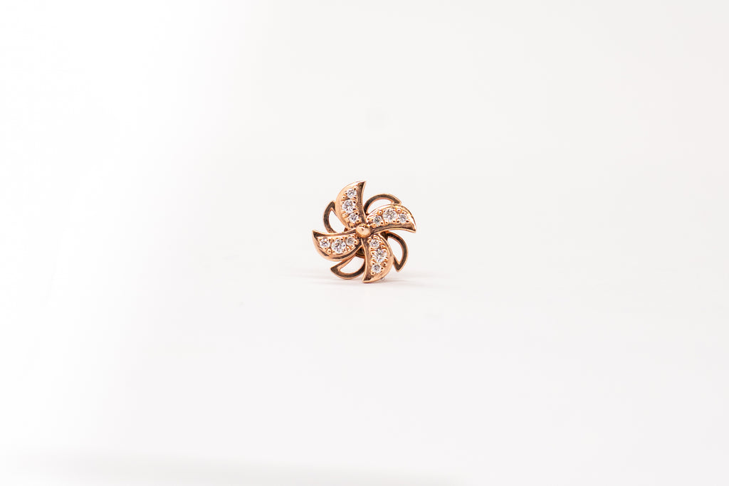 18K Rose Gold Earrings