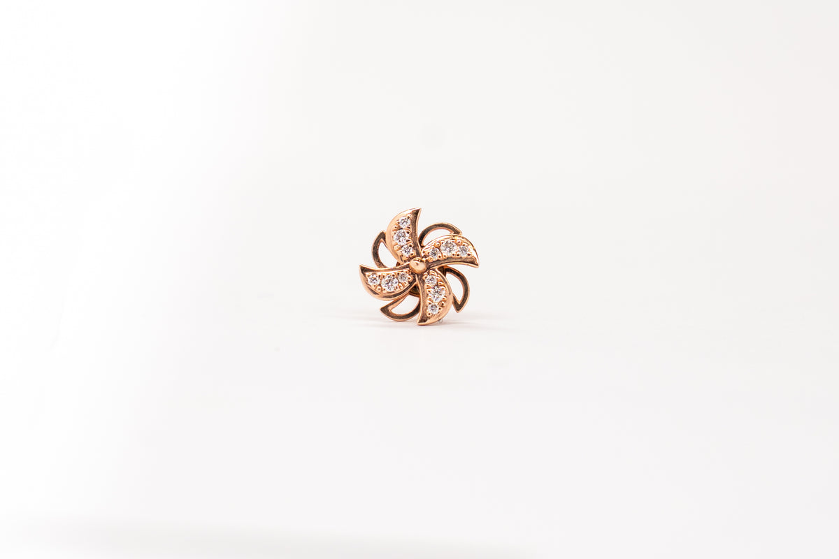 18K Rose Gold Earrings