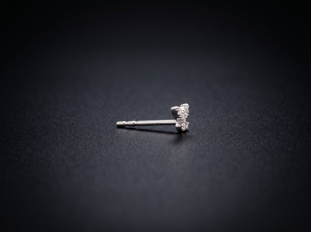 14K White Gold Earrings