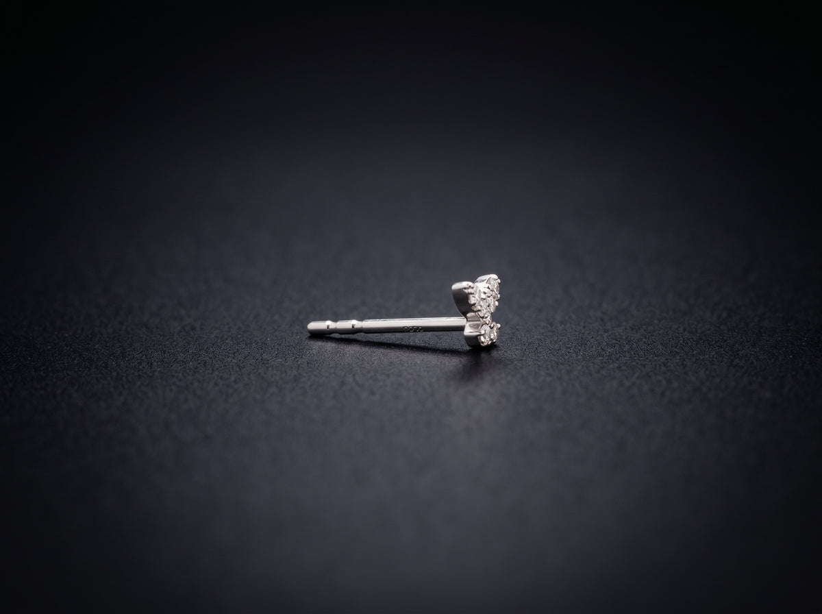 14K White Gold Earrings