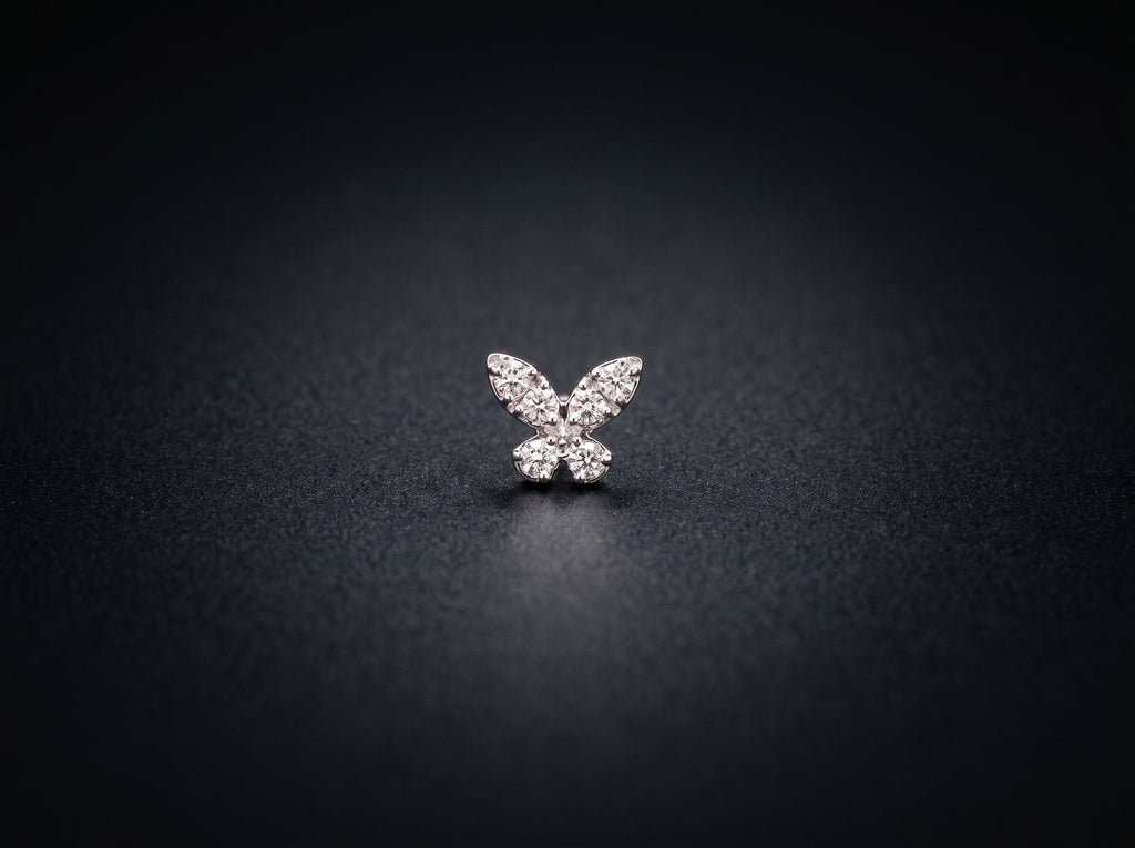 14K White Gold Earrings