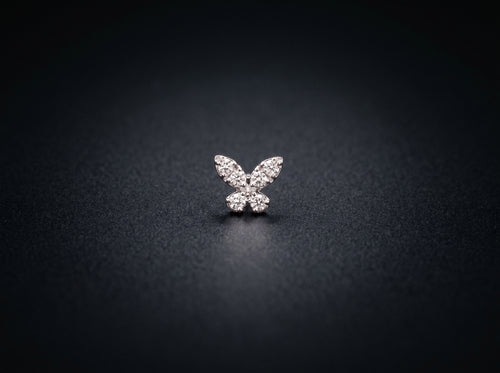14K White Gold Earrings