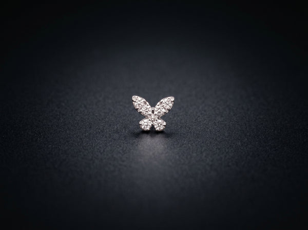 14K White Gold Earrings