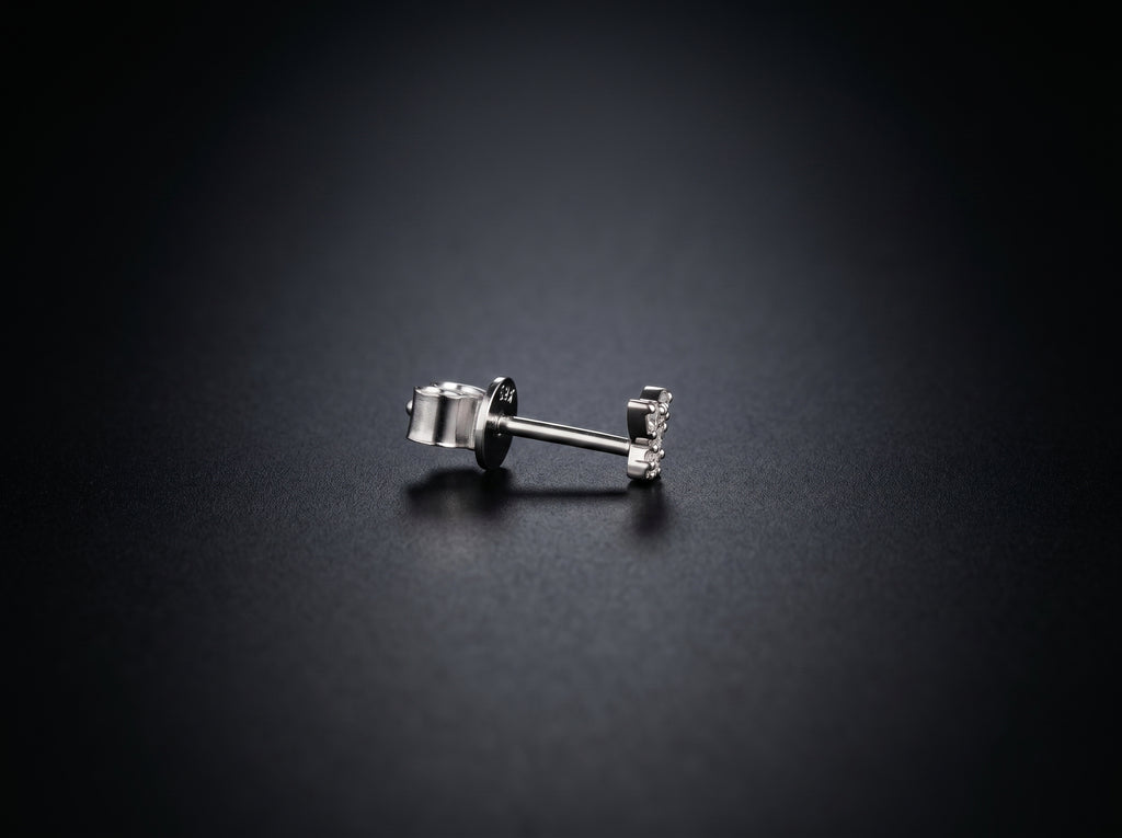 14K White Gold Earrings