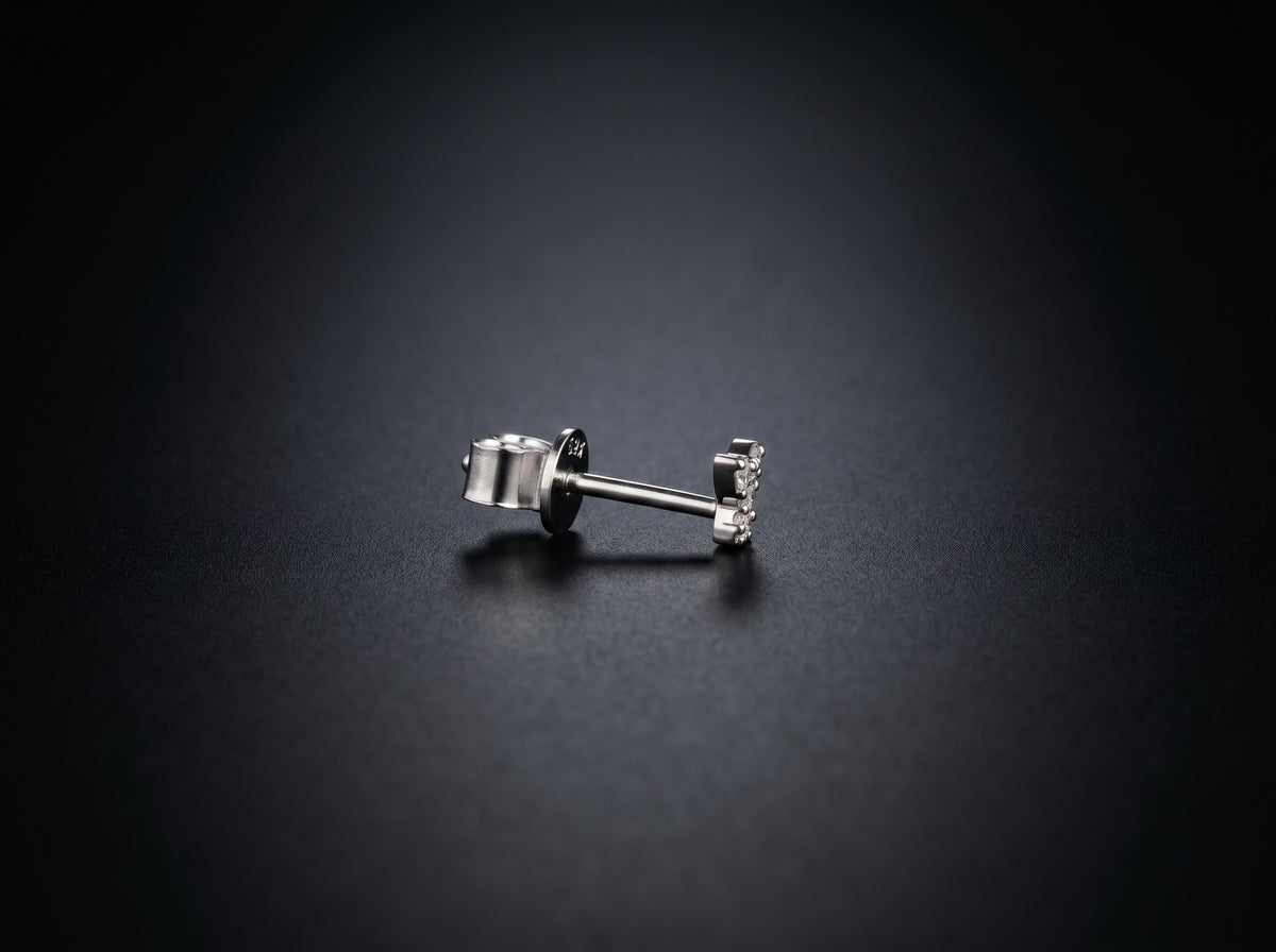 14K White Gold Earrings