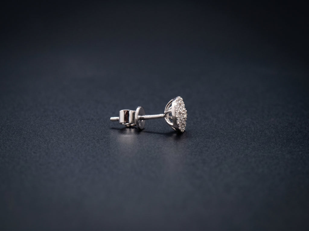 14K White Gold Earrings